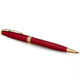 Набір Parker SONNET Intense Red GT BP (кулькова ручка + червоний чохол) - фото