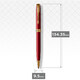 Набір Parker SONNET Intense Red GT BP (кулькова ручка + червоний чохол) - фото