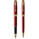 Набір ручок Parker SONNET Intense Red GT FP+BP (перова + кулькова) - фото