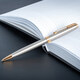 Набор Parker SONNET Stainless Steel GT BP (шариковая ручка + чехол) фото