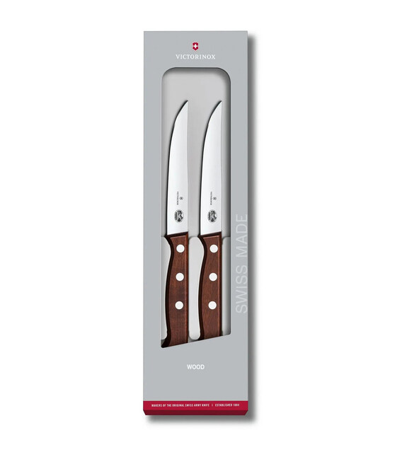 Кухонний набір Victorinox Wood Steak Set 5.1200.12G - фото