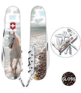 Складной нож Victorinox CLIMBER ZODIAC Белый конь 1.3703.7.Z5270pk фото