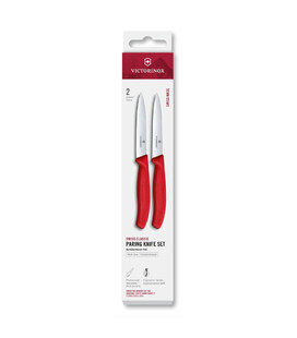 Набір ножів для чищення овочів Victorinox Swiss Classic 2 ножа черв 6.7791.2C1 - фото