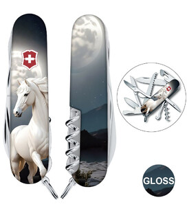 Складной нож Victorinox HUNTSMAN ZODIAC Магический конь 1.3713.3.Z5280pk фото