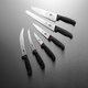 Обвалювальний ніж Victorinox Dual Grip 15см рифл чорн 5.6523.15D - фото
