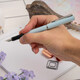 Ручка перова Waterman ALLURE Pastel Blue CT FP F 13 315 фото