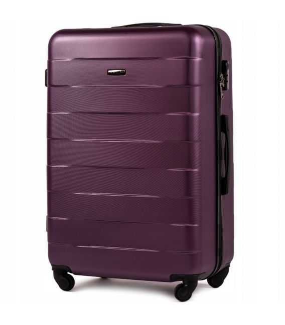 Чемодан Wings 401 большой L фиолетовый фото, картинка, изображение