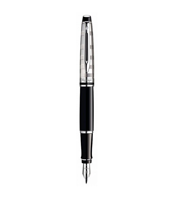 Ручка перьевая Waterman EXPERT Deluxe Black CT FP F 10 038 фото