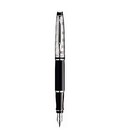 Ручка перьевая Waterman EXPERT Deluxe Black CT FP F 10 038