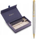 Набір Waterman HEMISPHERE Stainless Steel GT BP (кулькова ручка + чохол) - фото