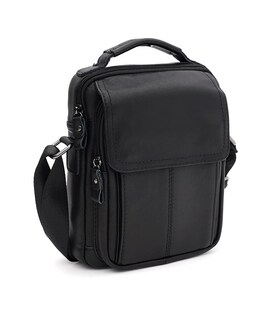 Мужская кожаная сумка Keizer K1337bl-black фото