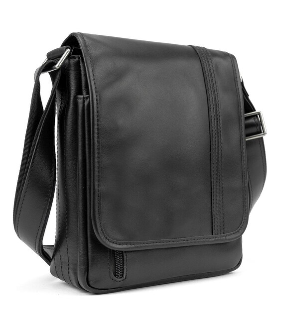 Классический мужской мессенджер с клапаном TIDING BAG t003A-1 фото