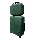 Ручная кладь с кейсом Madisson Snowball 51304/S+VA зеленый