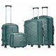 Набір Валіз з Кейсом Snowball 51304 4 в 1 зелений