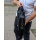 Мужская деловая сумка из кожи 37х28х7 см, портфель для ноутбука и офиса, черный фото