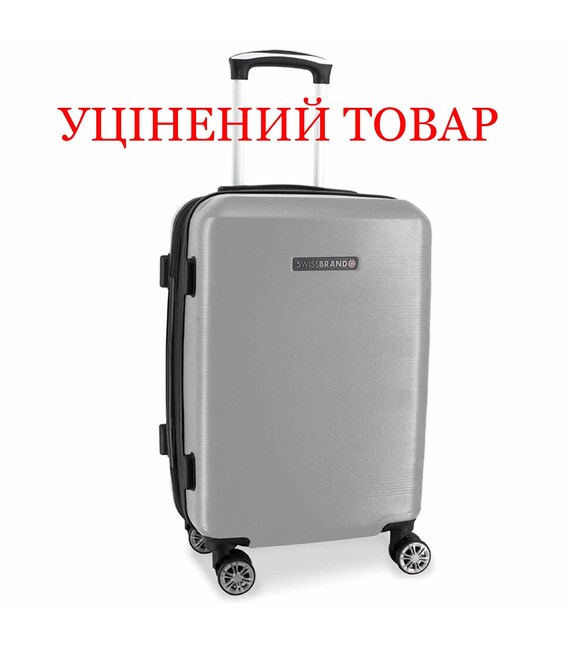 Чемодан Swissbrand Cardiff (L) Silver (SWB_LHCAR802L) Discounted фото