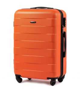 Чемодан Wings 401 средний M оранжевый фото, картинка, изображение
