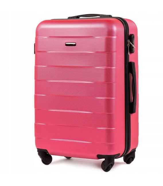 Чемодан Wings 401 средний M розовый фото, картинка, изображение