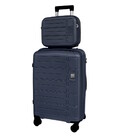 Комплект средний M чемодан с кейсом Carbon 65903 графит