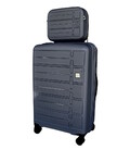 Комплект большой L чемодан с кейсом Carbon 65903 графит