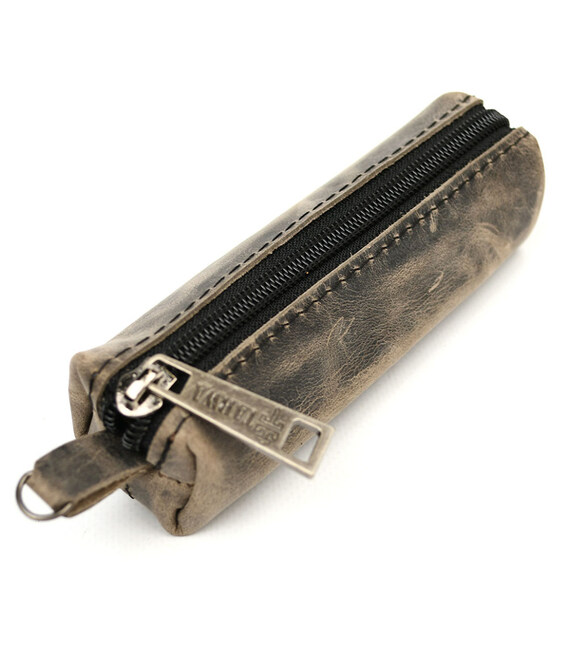 Шкіряна ключниця тубус TARWA Cylinder RJ-cylin-001 сіра