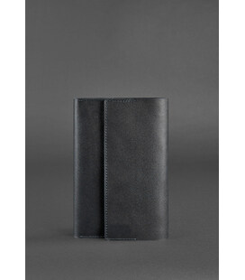 Шкіряний блокнот (Софт-бук) 5.1 чорний - фото