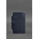 Кожаный блокнот (Софт-бук) 4.0 темно-синий Краст фото