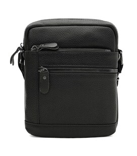 Мужская кожаная сумка Borsa Leather K18817bl-black