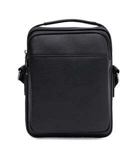 Мужская кожаная сумка Borsa Leather K166389-6bl-black