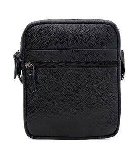Мужская кожаная сумка Borsa Leather K1266-3bl-black