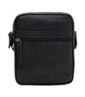 Мужская кожаная сумка Borsa Leather K1266-3bl-black