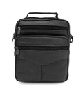 Мужская кожаная сумка Borsa Leather K16681-3bl-black