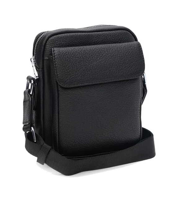 Мужская кожаная сумка Ricco Grande K12116-1-black