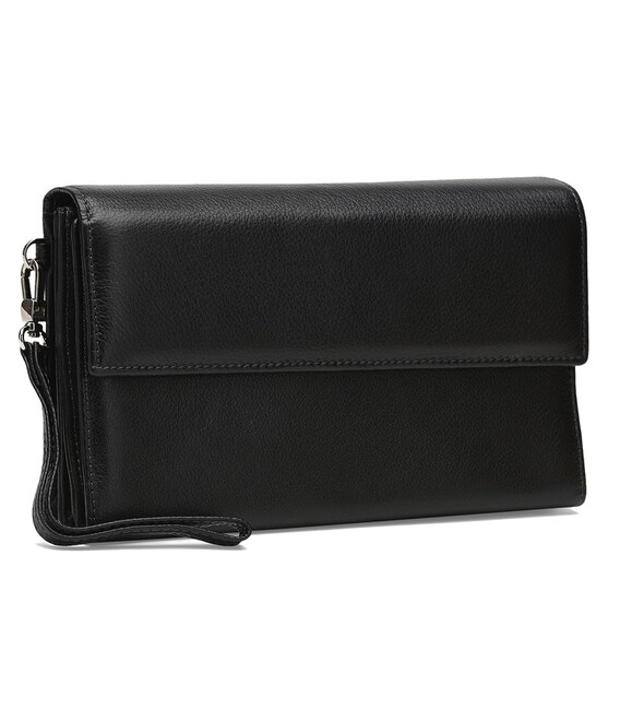 Мужской кожаный клатч Ricco Grande K17m-184-black
