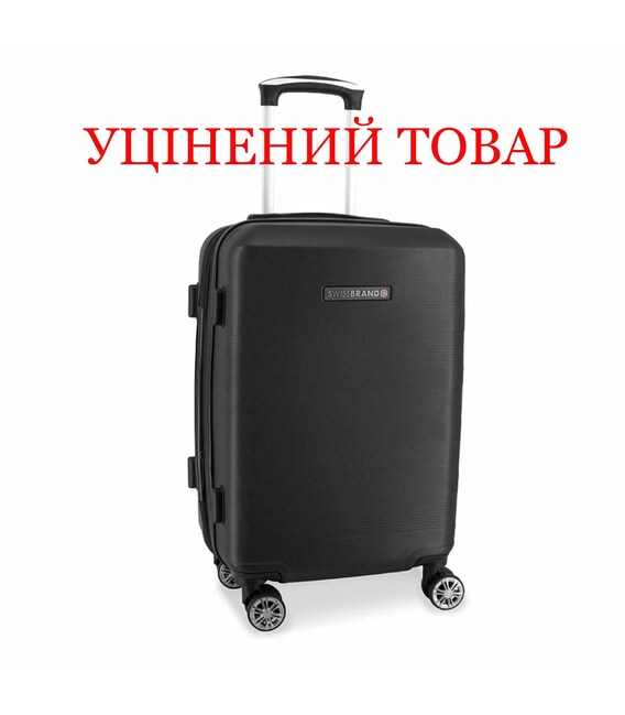 Валіза Swissbrand Cardiff (M) Black (SWB_LHCAR001M) Discounted - фото