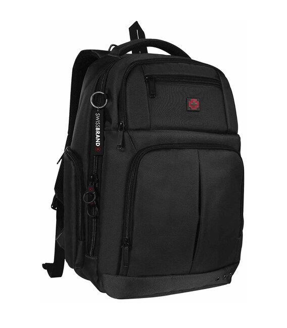 Рюкзак міський Swissbrand Wembley 19 Black (SWB_S19BEWEM001U) - фото