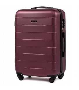 Чемодан Wings 401 средний M бордовый фото, картинка, изображение