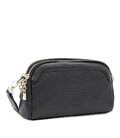 Женская кожаная сумка Borsa Leather K12237bl-black