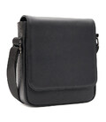 Сумка через плечо кожаная мужская Borsa Leather K18910bl-black