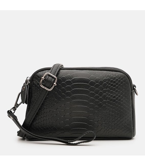 Женская кожаная сумка Borsa Leather K12504gr-grey