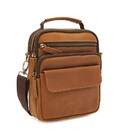 Барсетка мужская кожаная Keizer ch12041L-brown