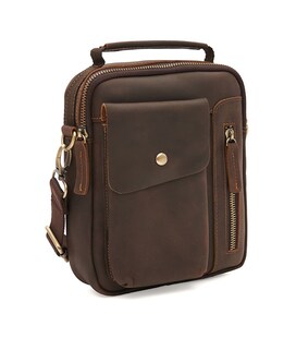 Барсетка мужская кожаная Keizer ch12040br-brown