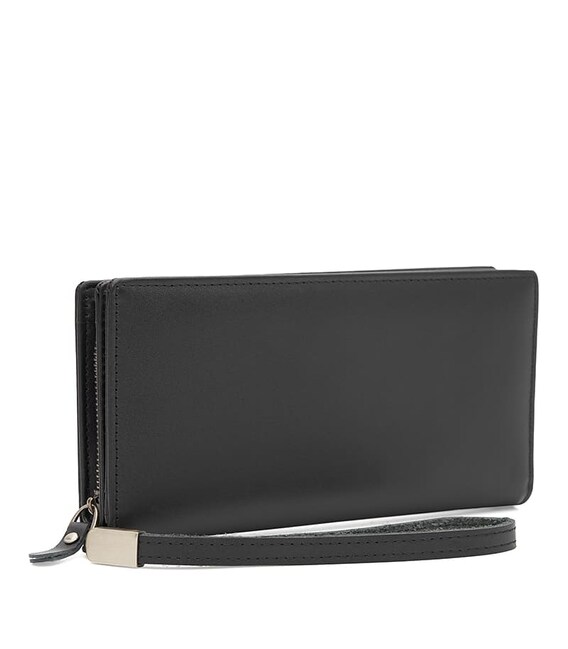 Кожаный кошелек Keizer ch160101bl-black