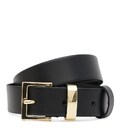 Жіночий шкіряний ремінь Borsa Leather 100g1genw116-black