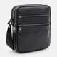 Мужская кожаная сумка Borsa Leather K13647bl-black фото