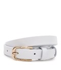 Жіночий шкіряний ремінь Borsa Leather 110v1genw65-white