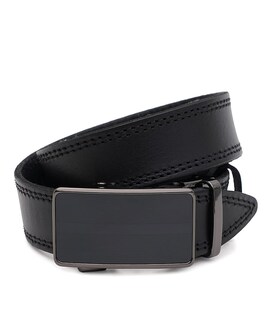 Мужской кожаный ремень Borsa Leather 125v1genav41-black - фото