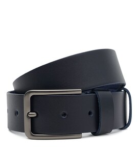 Мужской кожаный ремень Borsa Leather 125vfx84-navy - фото