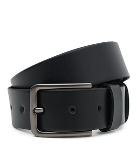 Мужской кожаный ремень Borsa Leather 115vfx82-black - фото