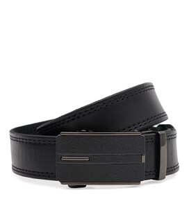 Мужской кожаный ремень Borsa Leather 125v1genav25-black - фото